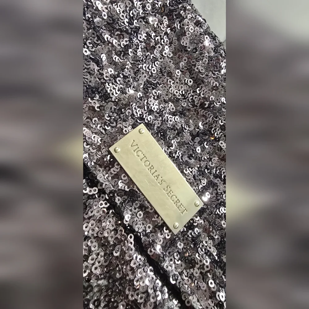 Victoria's Secret Black Sequin Mini Skirt